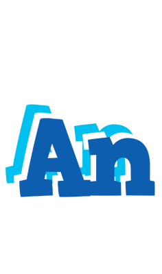 An business logo