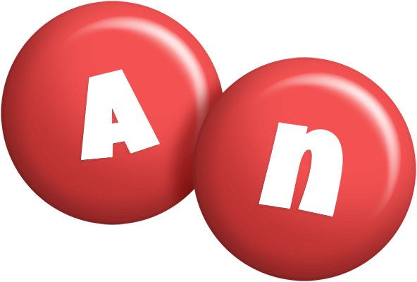 An candy-red logo