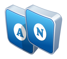 An flippy logo