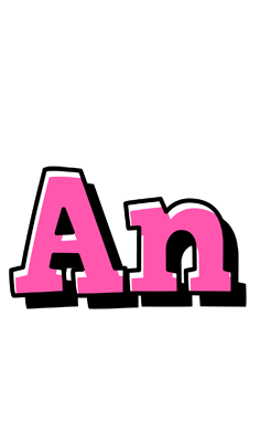 An girlish logo