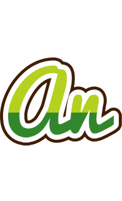 An golfing logo