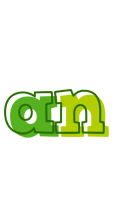 An juice logo