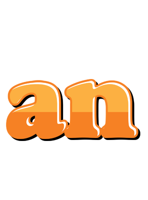 An orange logo