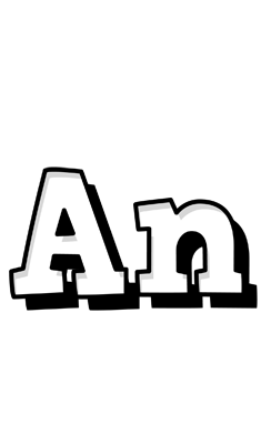 An snowing logo