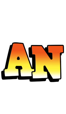 An sunset logo