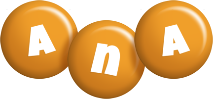 Ana candy-orange logo