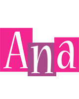 Ana whine logo