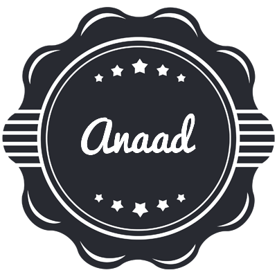 Anaad badge logo