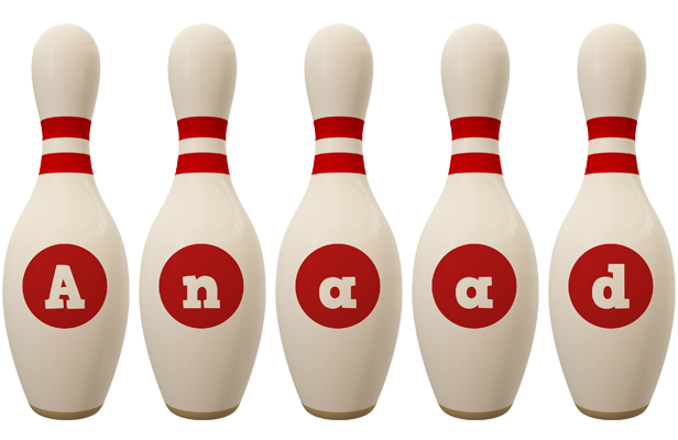 Anaad bowling-pin logo