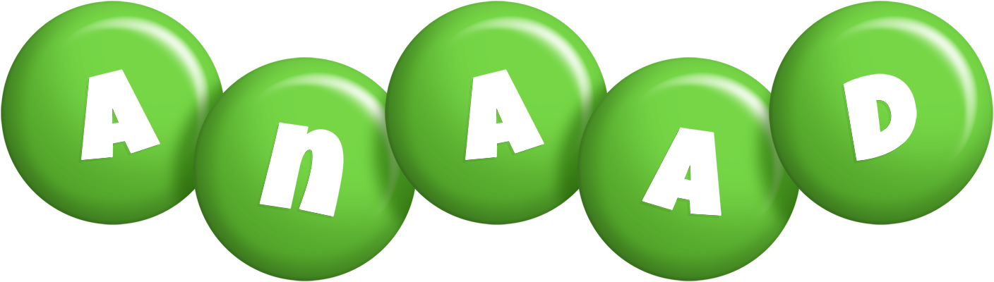 Anaad candy-green logo