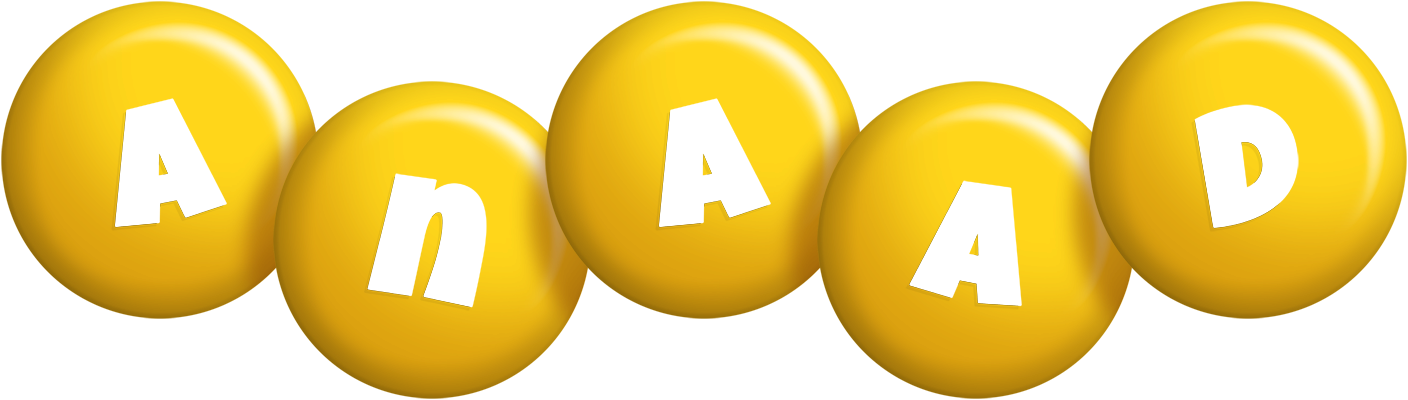 Anaad candy-yellow logo