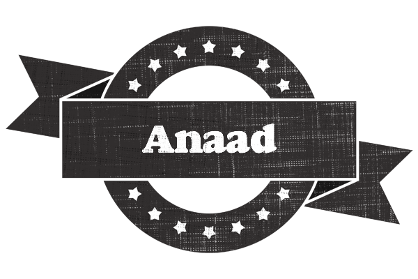 Anaad grunge logo