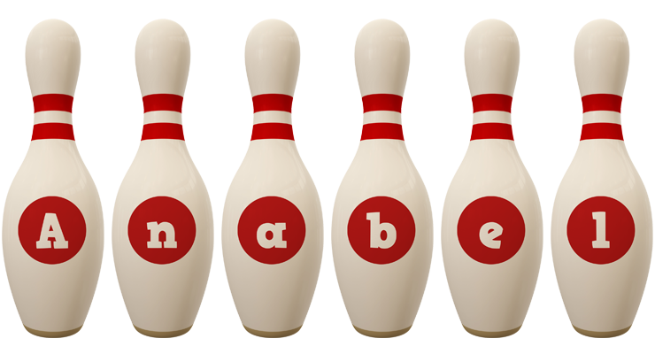 Anabel bowling-pin logo