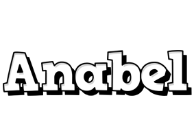 Anabel snowing logo