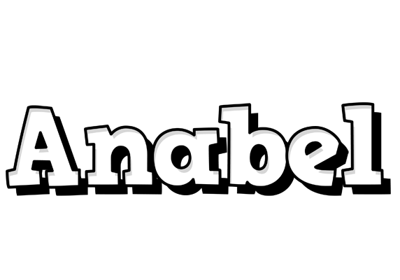 Anabel snowing logo