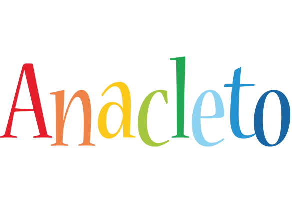 Anacleto birthday logo
