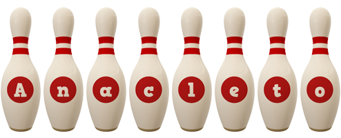 Anacleto bowling-pin logo