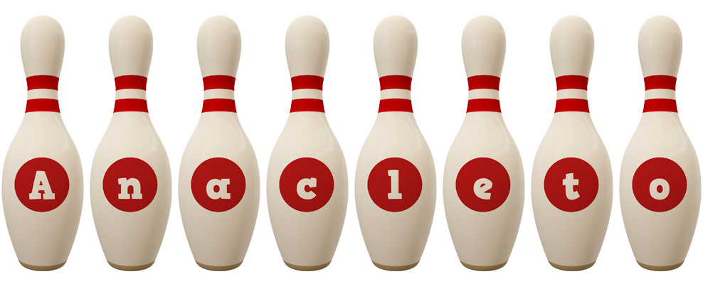 Anacleto bowling-pin logo