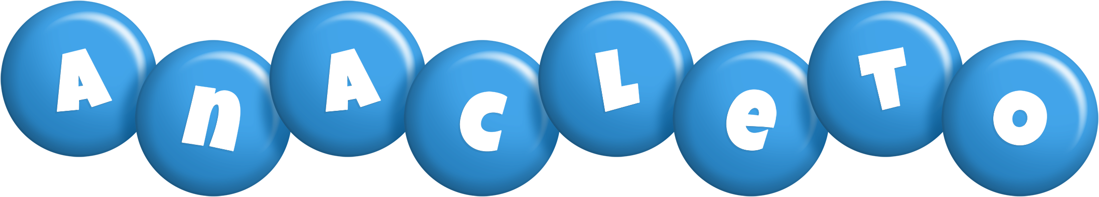 Anacleto candy-blue logo