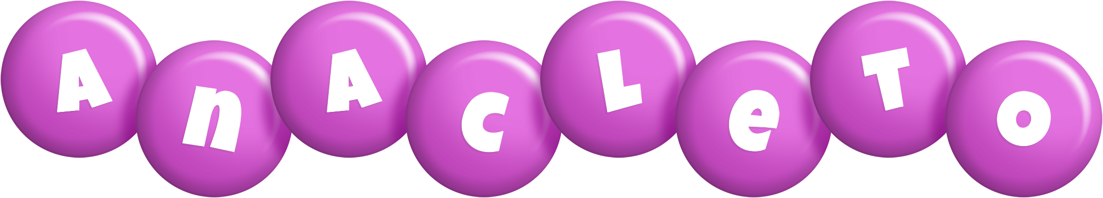 Anacleto candy-purple logo