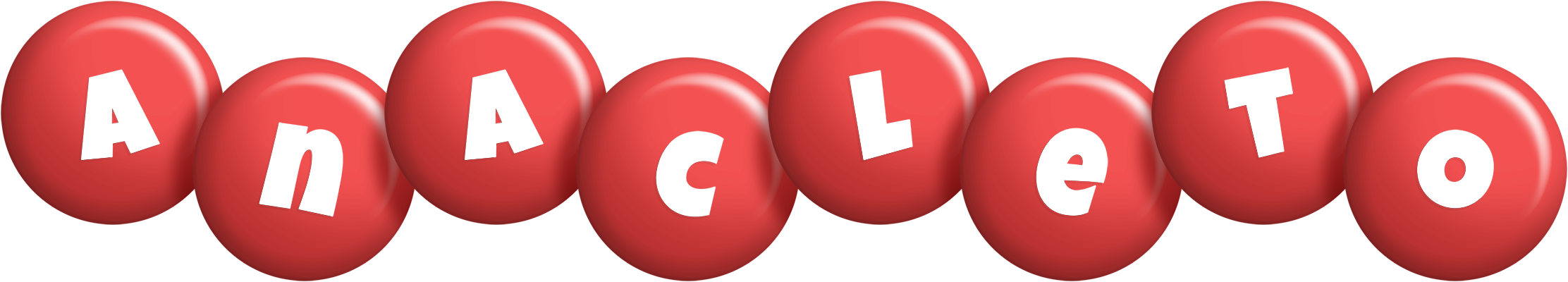 Anacleto candy-red logo