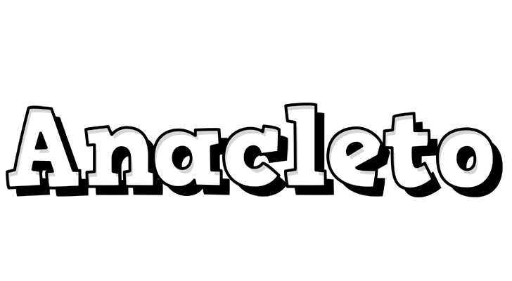 Anacleto snowing logo