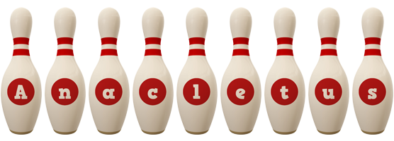 Anacletus bowling-pin logo