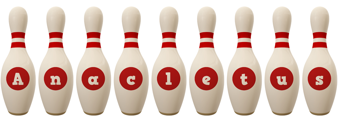Anacletus bowling-pin logo