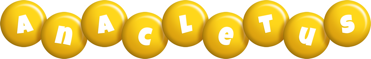 Anacletus candy-yellow logo