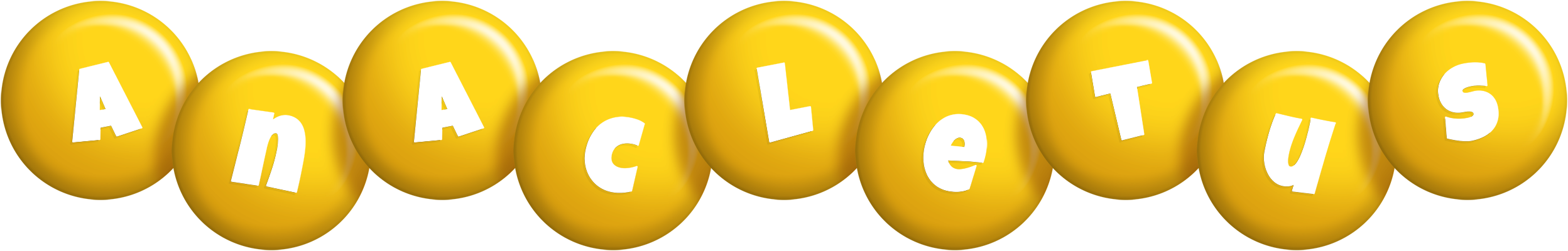 Anacletus candy-yellow logo