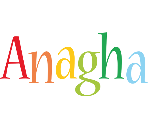 Anagha birthday logo