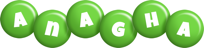 Anagha candy-green logo