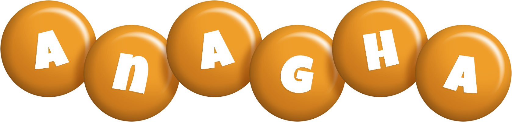 Anagha candy-orange logo