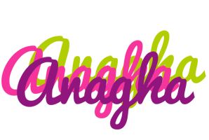 Anagha flowers logo