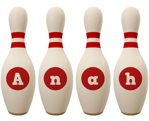Anah bowling-pin logo