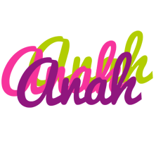 Anah flowers logo