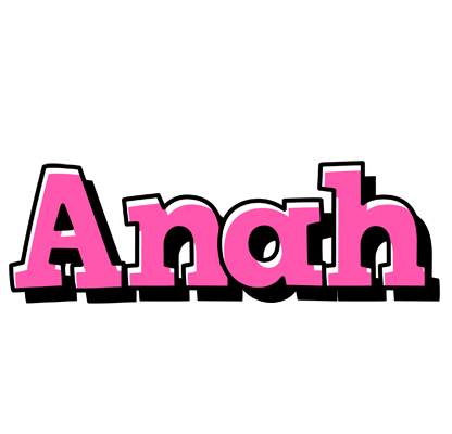 Anah girlish logo