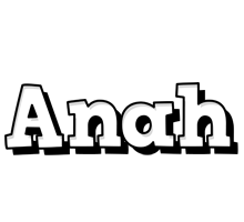 Anah snowing logo