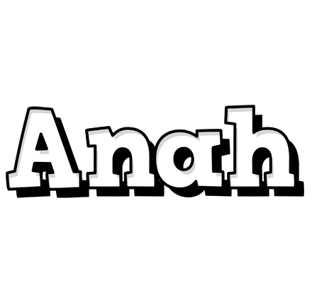 Anah snowing logo