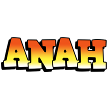 Anah sunset logo