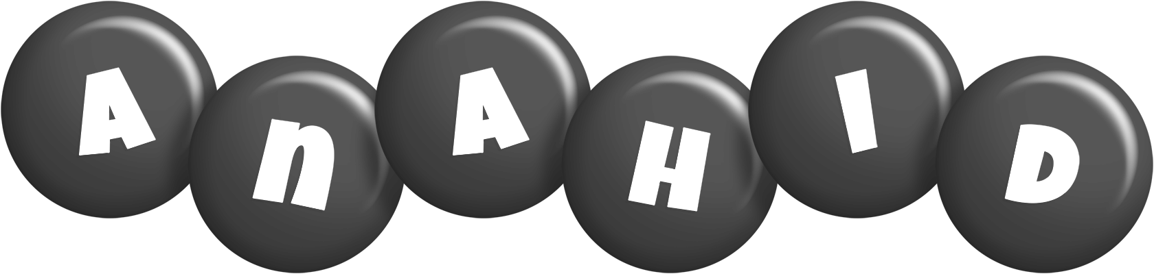 Anahid candy-black logo