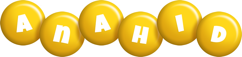 Anahid candy-yellow logo