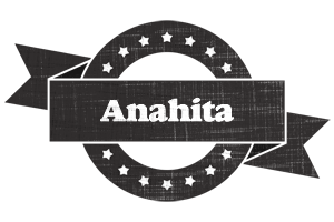 Anahita grunge logo