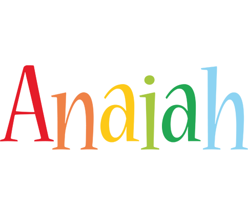 Anaiah birthday logo