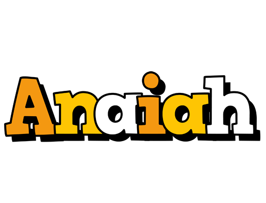 Anaiah cartoon logo