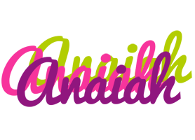 Anaiah flowers logo