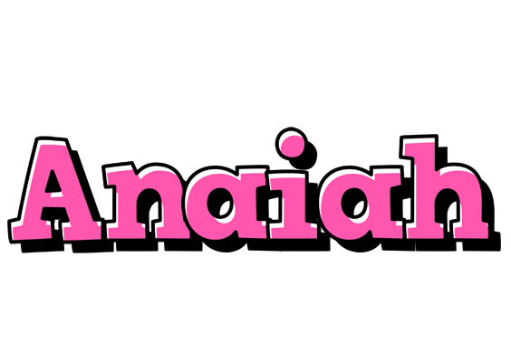 Anaiah girlish logo