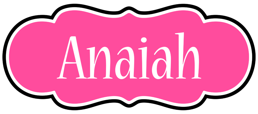 Anaiah invitation logo
