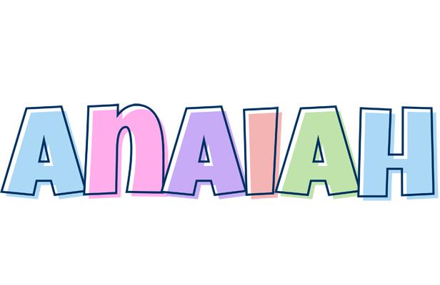 Anaiah pastel logo