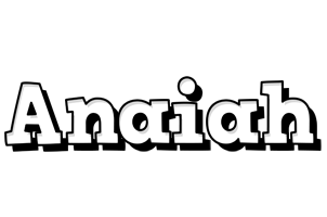 Anaiah snowing logo